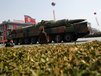 ** FILE ** A military vehicle carries what appeared to be a new missile during a mass military parade through Kim Il-sung Square in Pyongyang, North Korea, on Sunday, April 15, 2012, to celebrate the centenary of the birth of North Korean founder Kim Il-sung. (AP Photo/Ng Han Guan)
