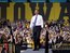 President Obama arrives to speak April 25, 2012, at the University of Iowa in Iowa City, Iowa. (Associated Press)